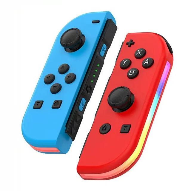 Trådløs Switch controller med RGB lys | Ergonomisk Joypad til Nintendo Switch, OLED og Lite