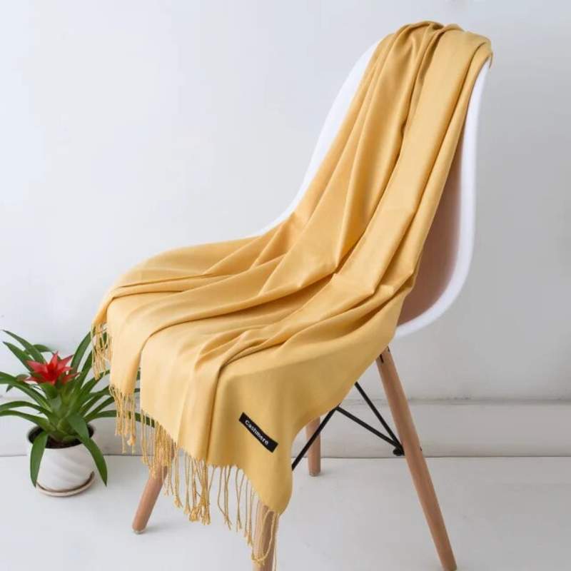 Elegant og Luksuriøs Cashmere Halstørklæde til Efterår og Vinter