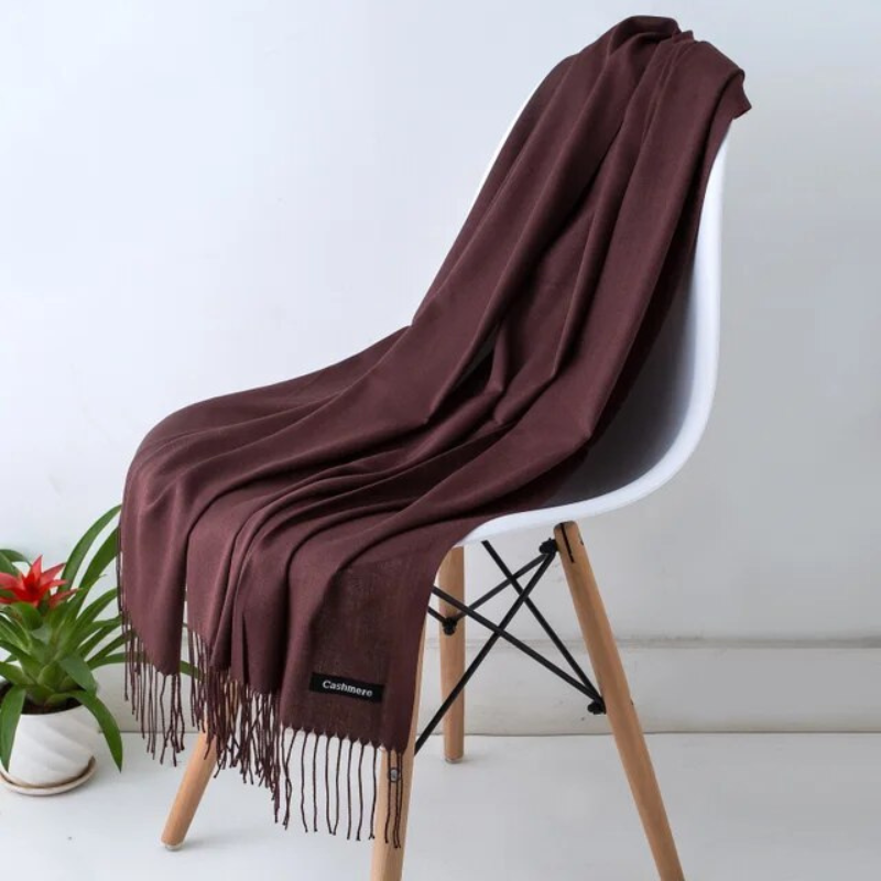 Elegant og Luksuriøs Cashmere Halstørklæde til Efterår og Vinter