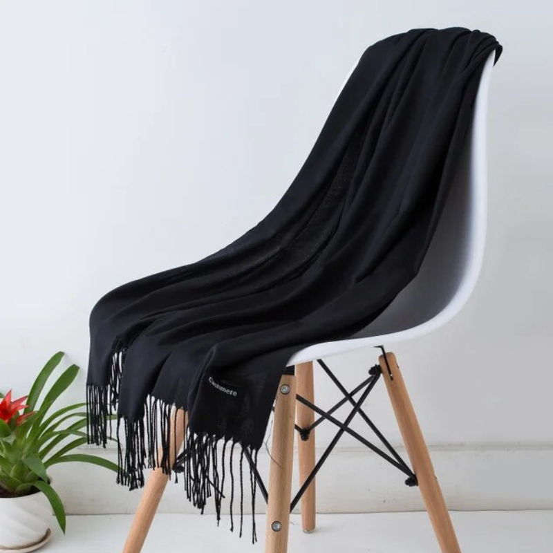Elegant og Luksuriøs Cashmere Halstørklæde til Efterår og Vinter