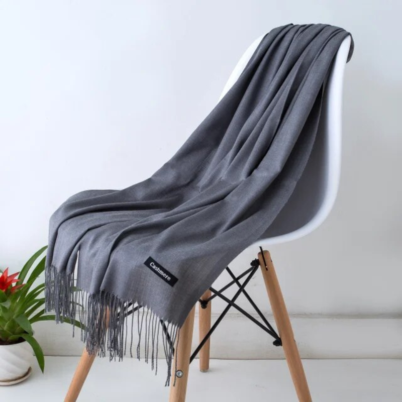 Elegant og Luksuriøs Cashmere Halstørklæde til Efterår og Vinter