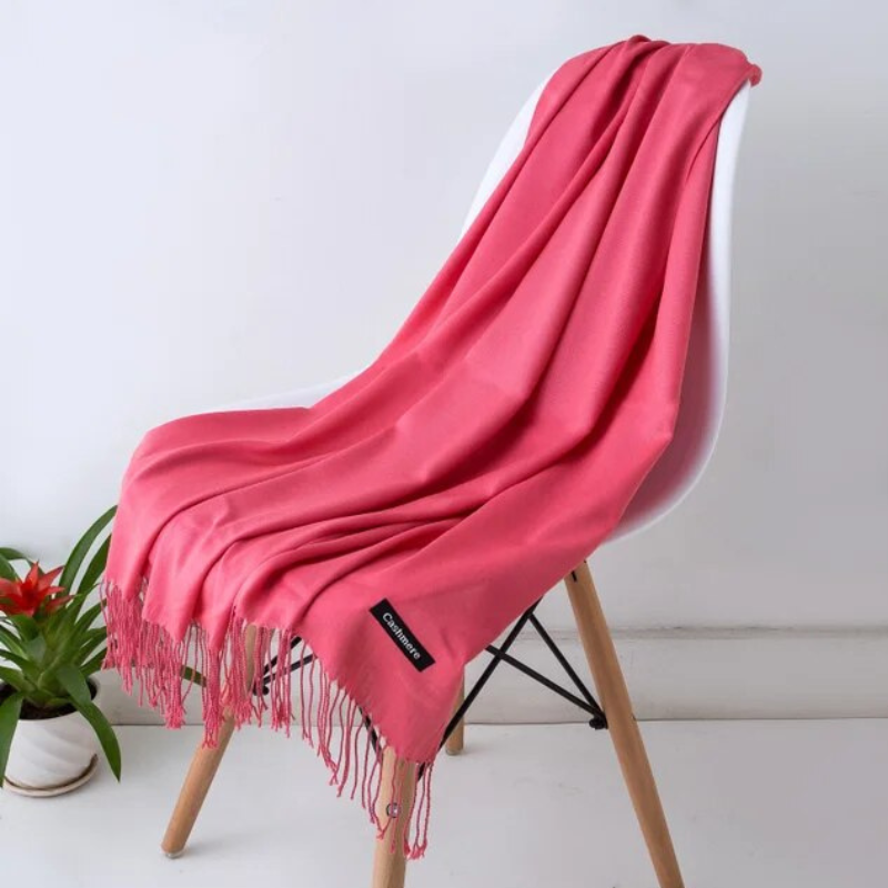 Elegant og Luksuriøs Cashmere Halstørklæde til Efterår og Vinter
