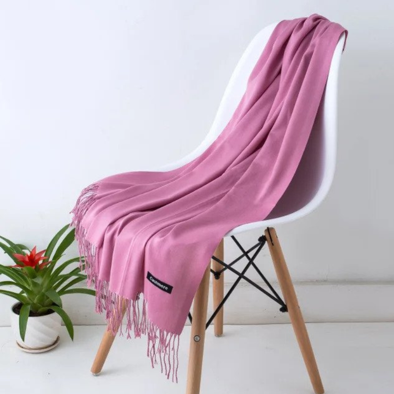 Elegant og Luksuriøs Cashmere Halstørklæde til Efterår og Vinter