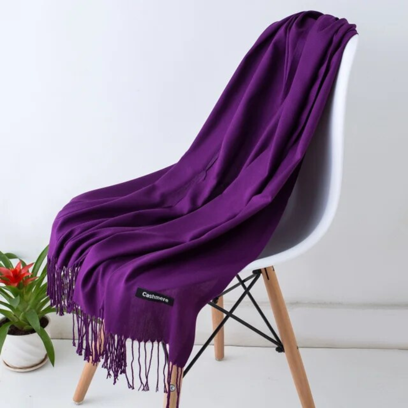 Elegant og Luksuriøs Cashmere Halstørklæde til Efterår og Vinter
