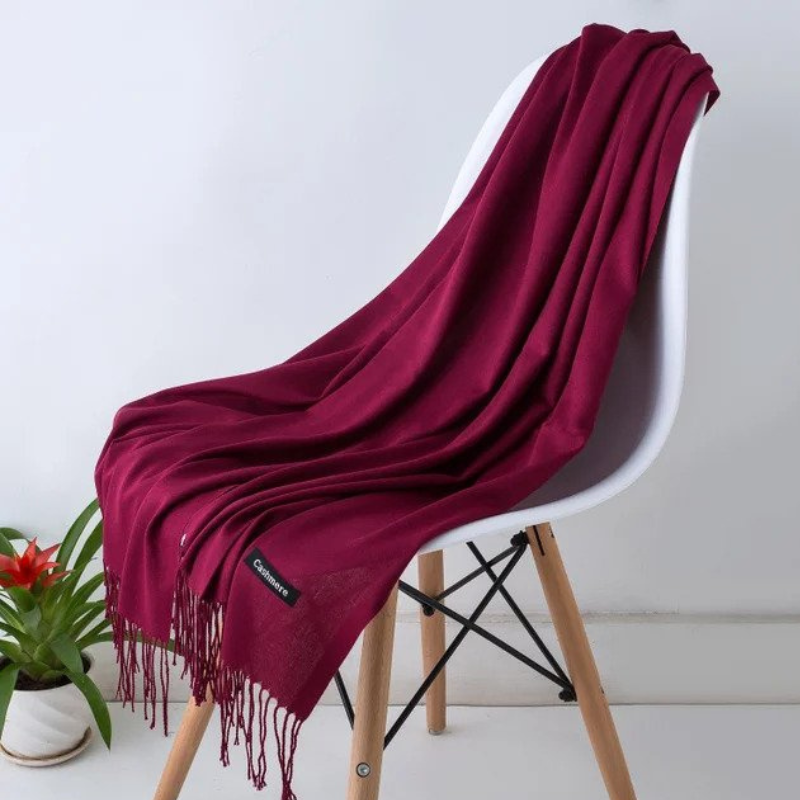 Elegant og Luksuriøs Cashmere Halstørklæde til Efterår og Vinter