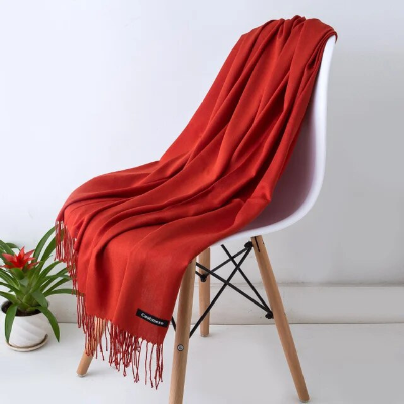 Elegant og Luksuriøs Cashmere Halstørklæde til Efterår og Vinter
