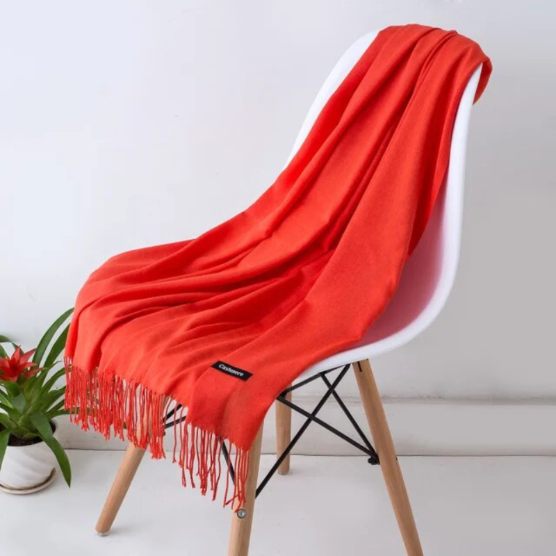 Elegant og Luksuriøs Cashmere Halstørklæde til Efterår og Vinter
