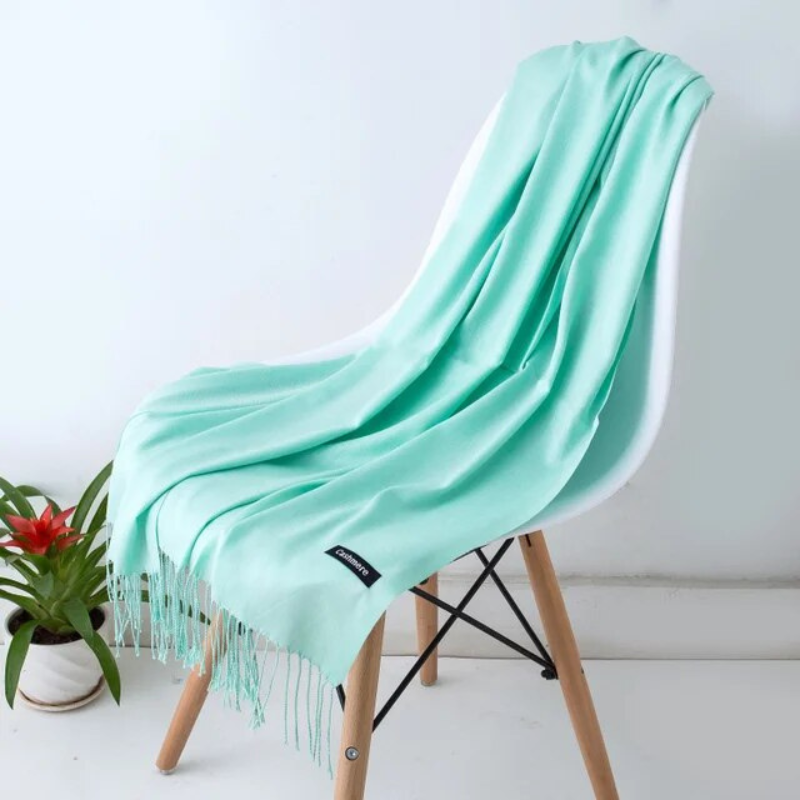 Elegant og Luksuriøs Cashmere Halstørklæde til Efterår og Vinter