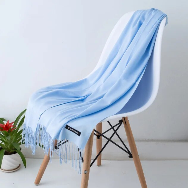 Elegant og Luksuriøs Cashmere Halstørklæde til Efterår og Vinter