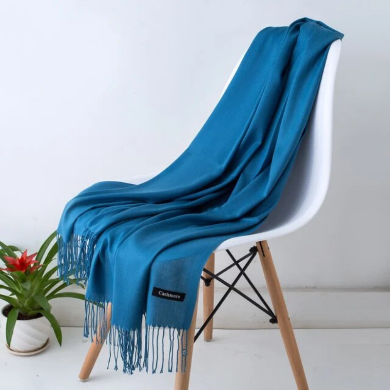 Elegant og Luksuriøs Cashmere Halstørklæde til Efterår og Vinter