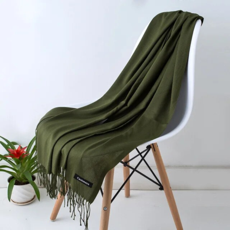 Elegant og Luksuriøs Cashmere Halstørklæde til Efterår og Vinter