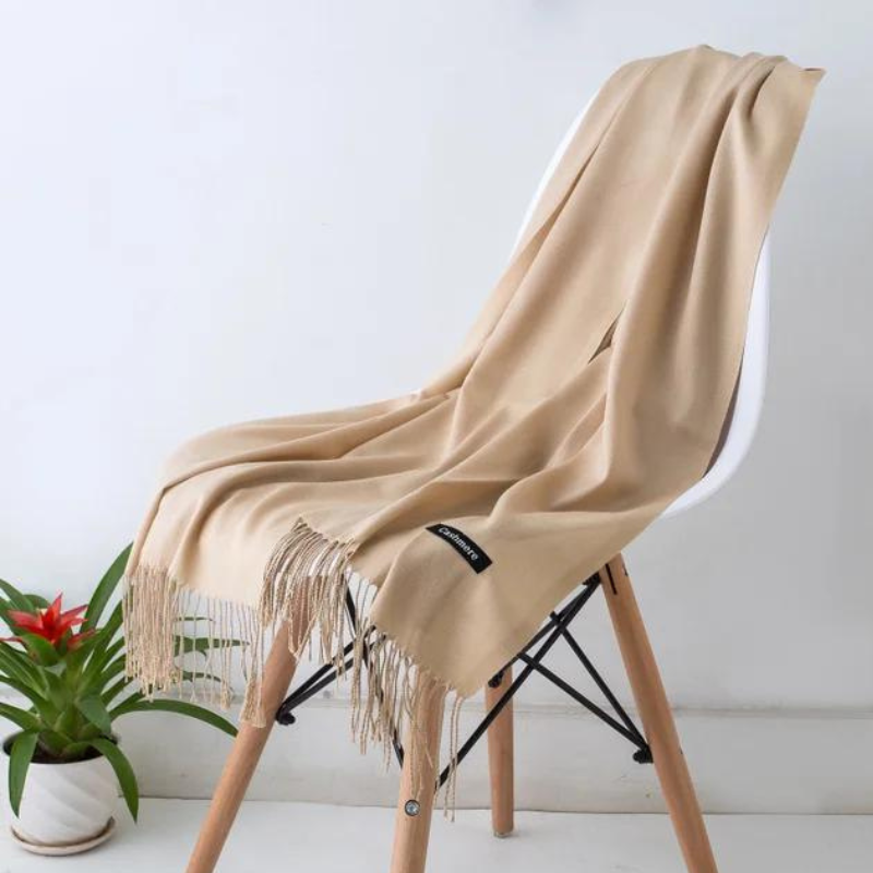 Elegant og Luksuriøs Cashmere Halstørklæde til Efterår og Vinter