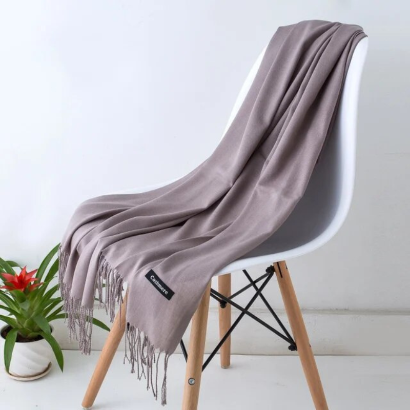 Elegant og Luksuriøs Cashmere Halstørklæde til Efterår og Vinter