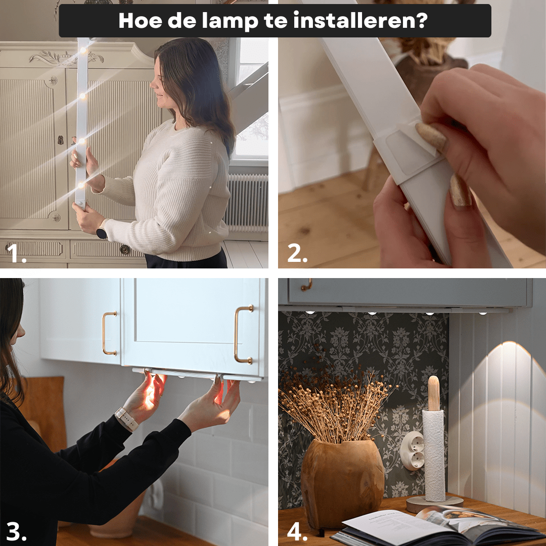 Trådlös LED-lampa med rörelsesensor