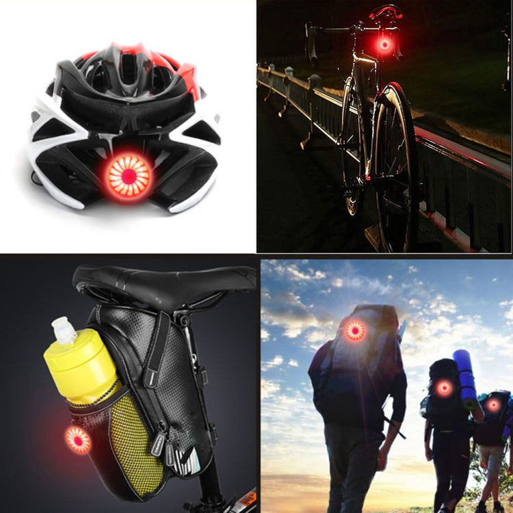 Smart Sensor Bromsljus till Cykel med USB – Titanfärgat Varningsljus