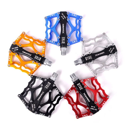 Aluminiumspedal för mountainbike med halkfri yta (901 Blå)