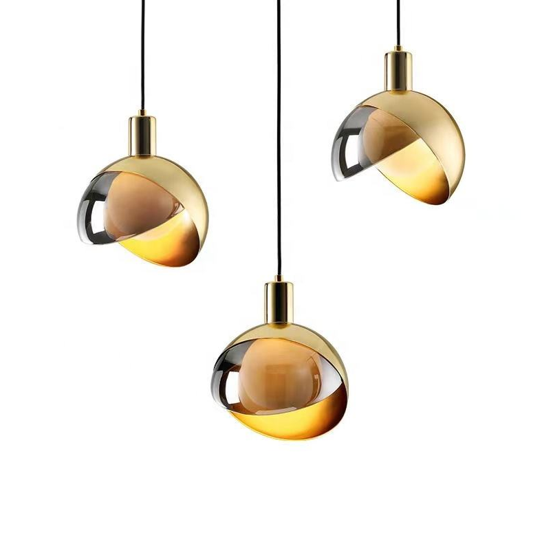 Elegant Pendel i Guldglas til Esszimmer – Nordisk Design