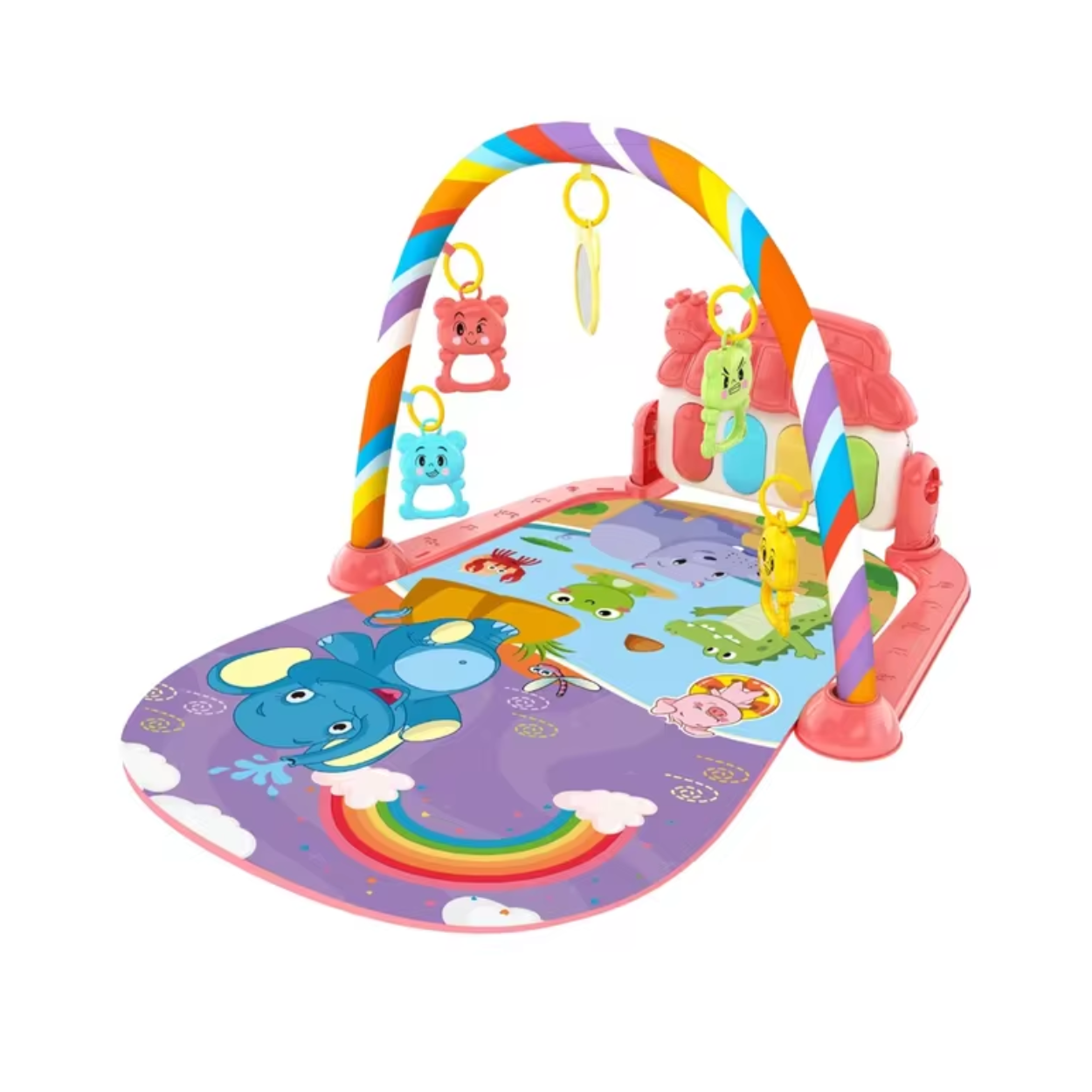 Musikalisk Aktivitetsmatta för Baby - Stimulerande och Trygg