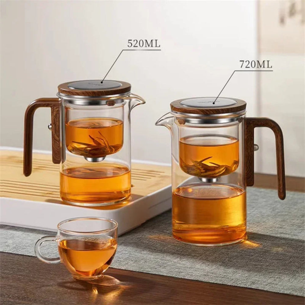 Glas Teekanne med indbygget infuser - Klarhed potte