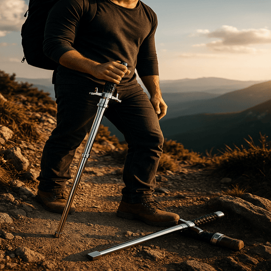 Stabiliserande Justerbar Vandringsstav med Ergonomiskt Grepp