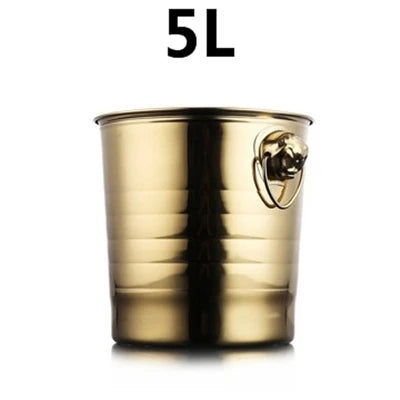 Stilfuld Tigerhoved Vinkøler i Rustfrit Stål - Holdbar & Elegant
