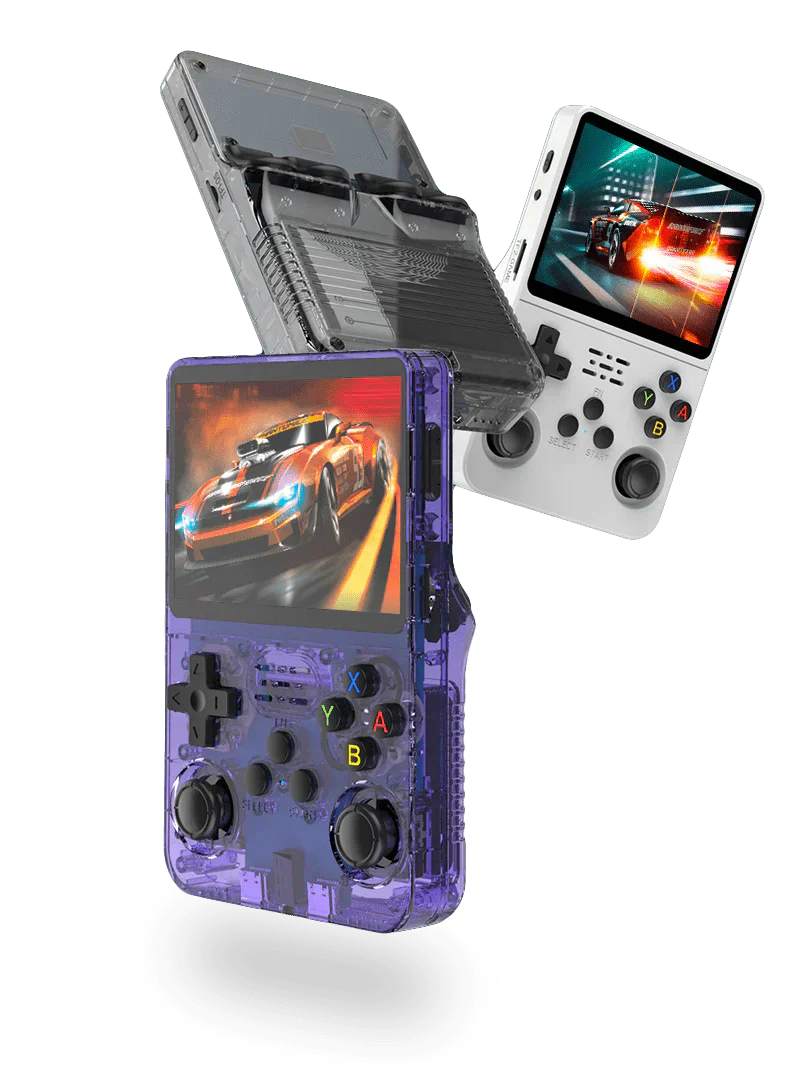 Retro Håndholdt Spilkonsol 64GB, 3,5" IPS – Ideel til rejser