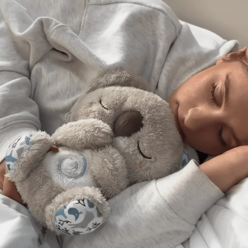 Koala Sovebamse med Beroligende Lys og Åndedrætsfunktion
