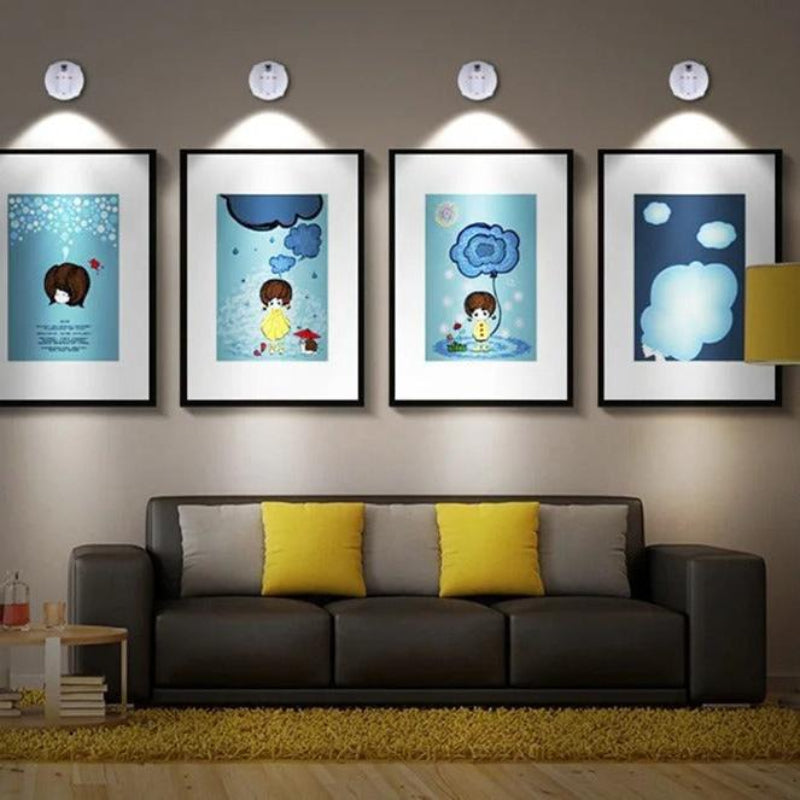 Trådløs LED-Spot med Justerbart Lys til Enhver Indretning