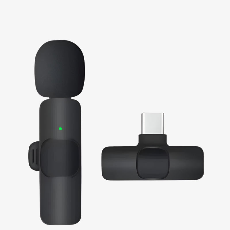 Trådløs Mikrofon med Krystalklar Lyd og Støjreduktion