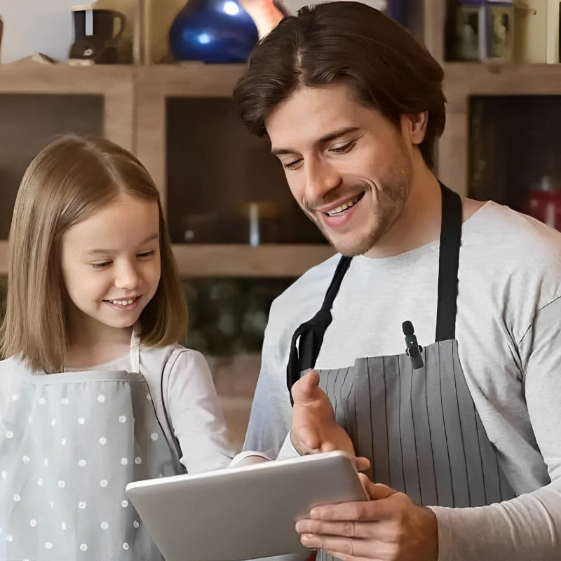 Trådløs Mikrofon med Krystalklar Lyd og Støjreduktion