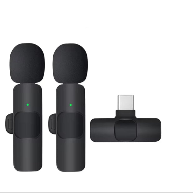 Trådløs Mikrofon med Krystalklar Lyd og Støjreduktion
