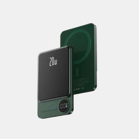 Kompakt Magnetisk Powerbank med Hurtig Trådløs Opladning