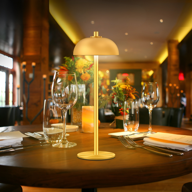 Trådløs LED-bordlampe med touch og hurtig opladning