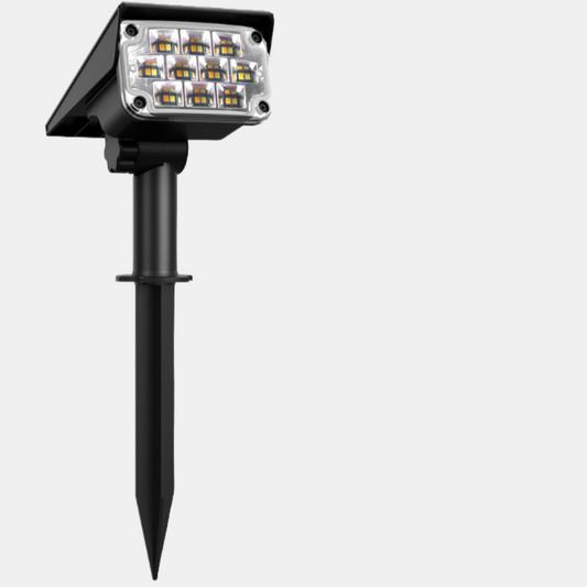 Soldrivna LED-spotlights med automatisk tändning