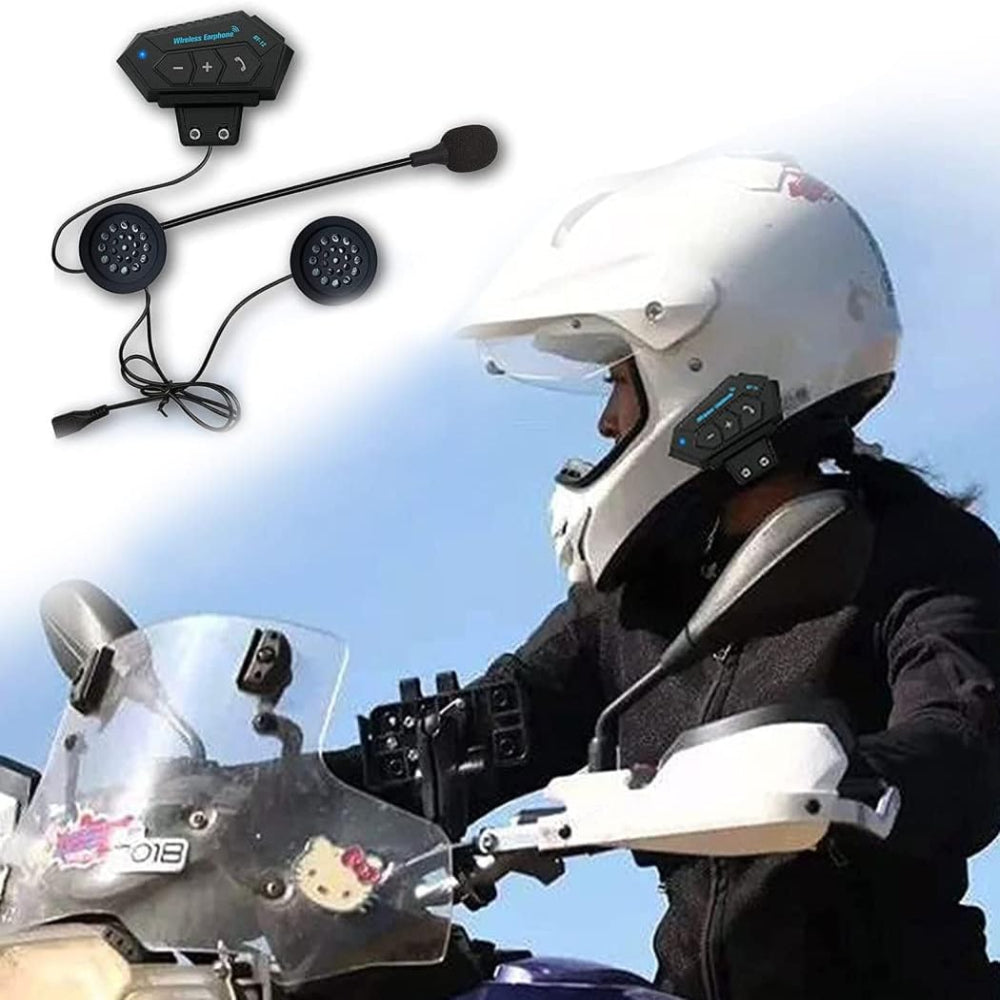 Motorcykel Headset med Klar Lyd og Håndfri Kommunikation