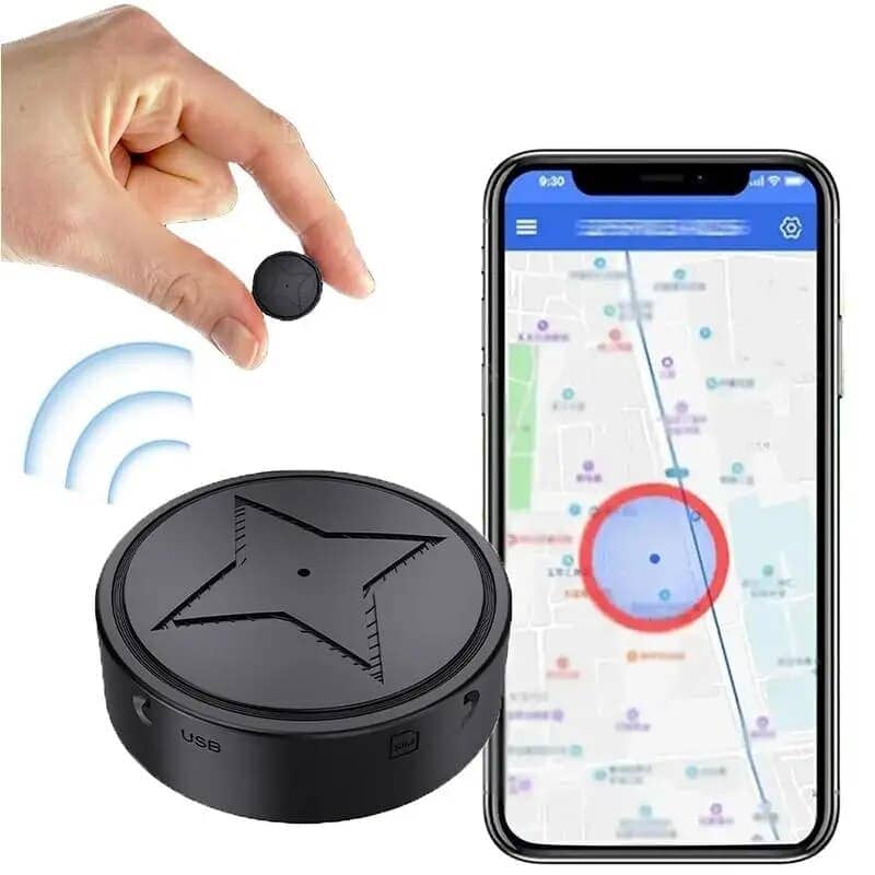 Mini GPS Tracker med Mikrofon – Præcis Sikkerhed i Real Tid