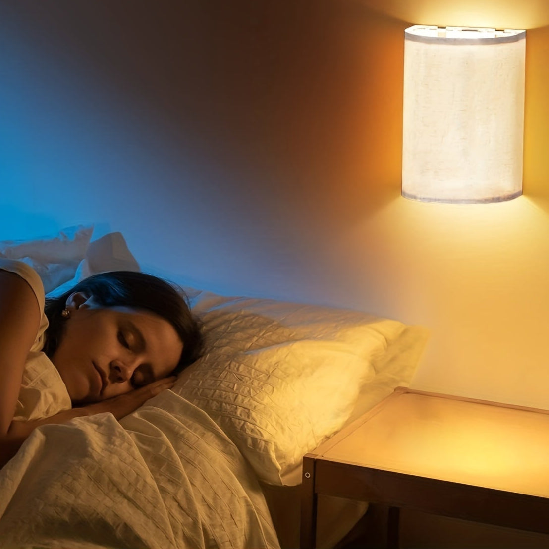 Trådløse 2-pak Væglamper med Justerbar Lys & Fjernbetjening