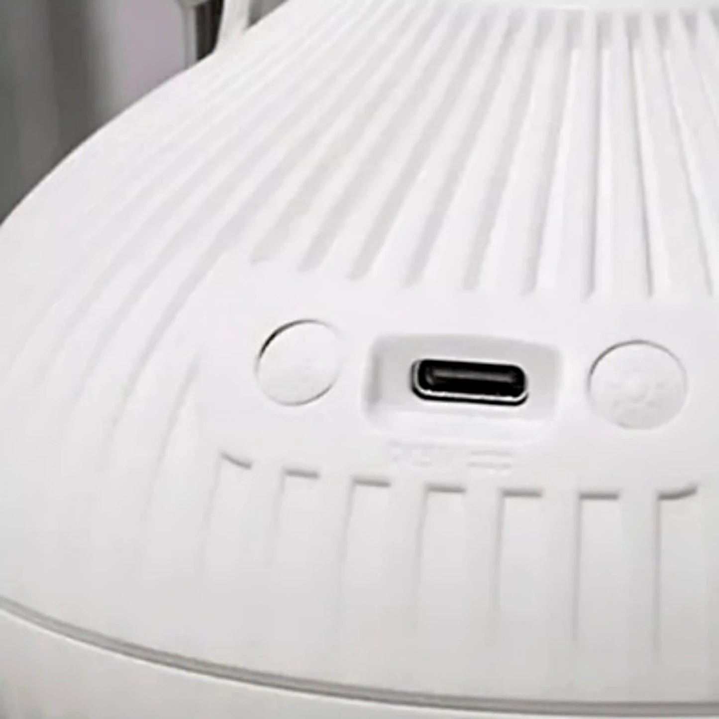 Bærbar Luftfugter med LED - Unikt Løgdesign for Bedre Luft