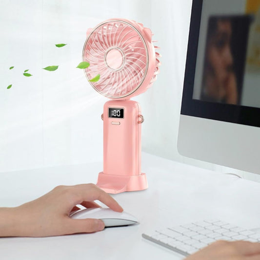 Kraftfuld Bærbar Mini Ventilator med Lang Batteritid