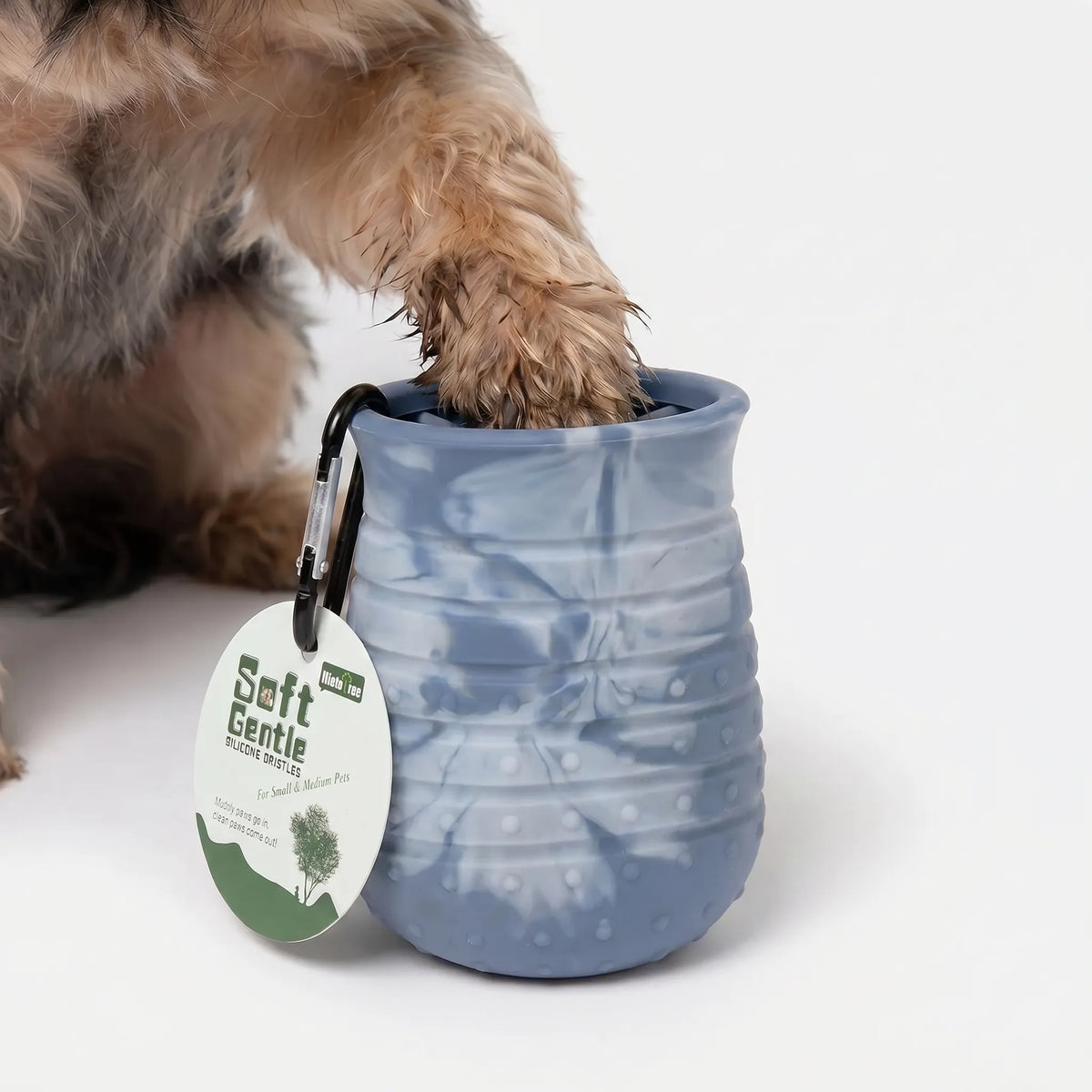 Bærbar hundepote vaskebeholder - PawWashCup