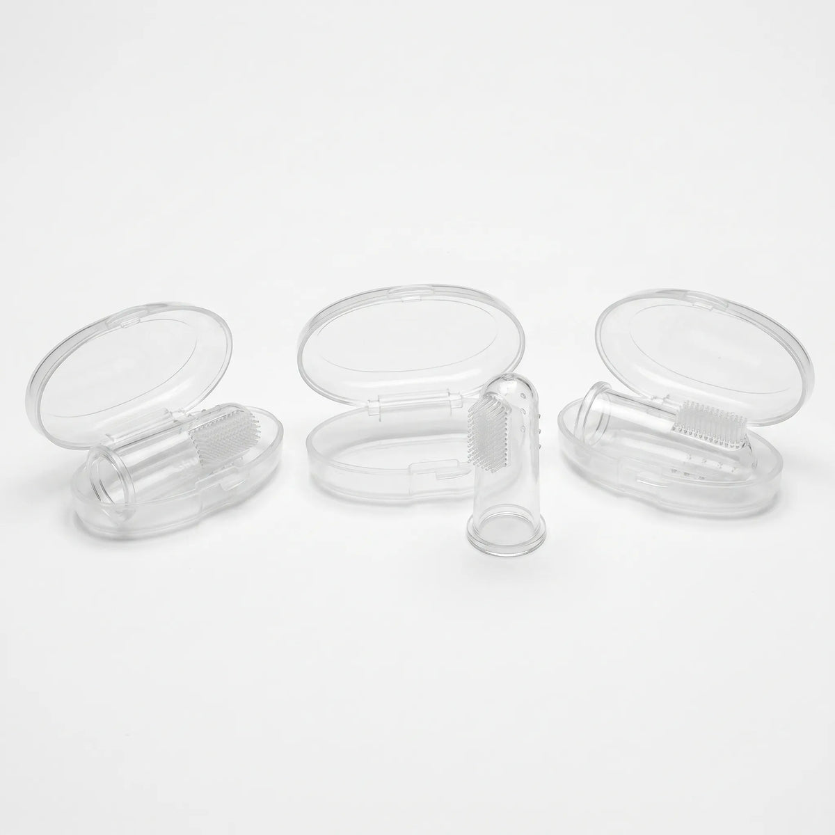 Transparent Tandborste för Djur - Fingerborste