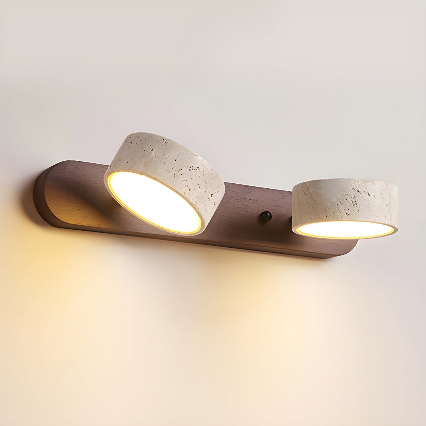 Duo Væglampe – Moderne, To Arme, Travertin Design