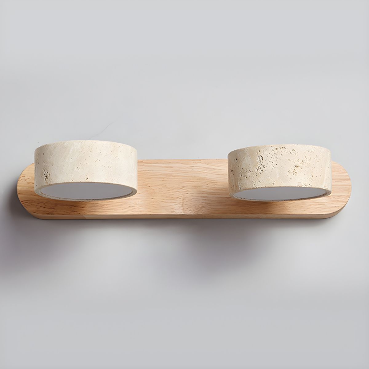 Duo Væglampe – Moderne, To Arme, Travertin Design
