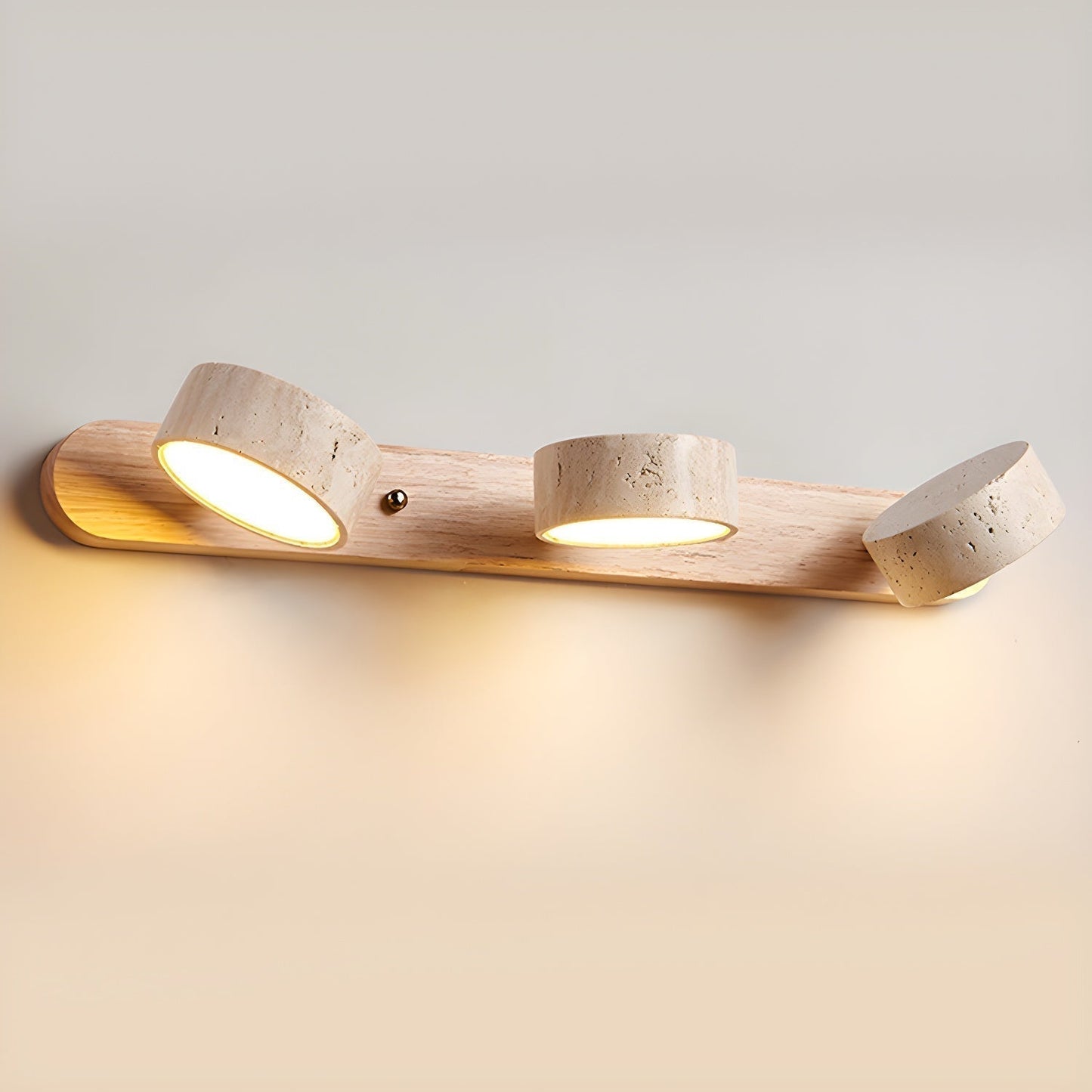 Duo Væglampe – Moderne, To Arme, Travertin Design