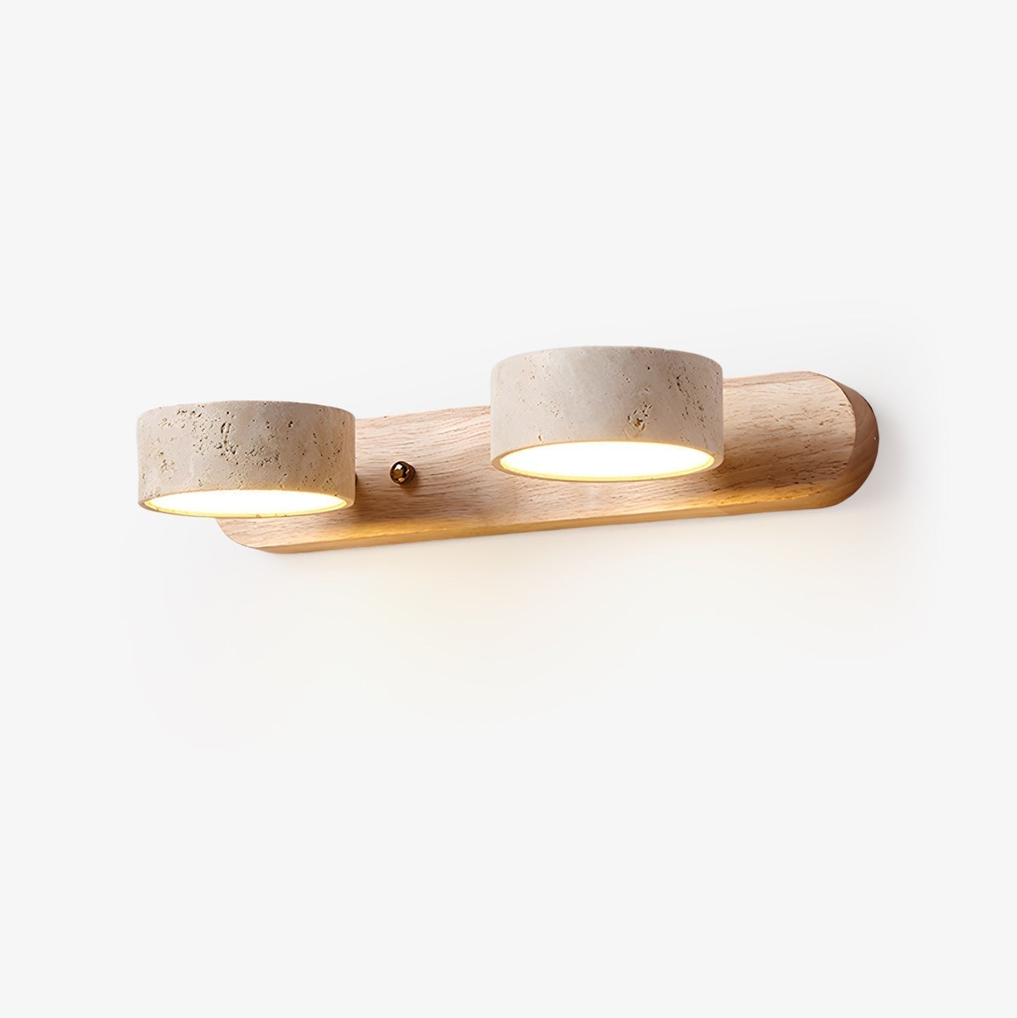 Duo Væglampe – Moderne, To Arme, Travertin Design