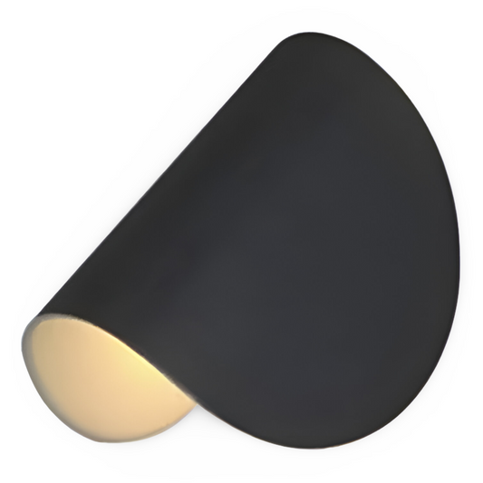 Vridbar LED-vägglampa i svart metall – Flexibel belysning