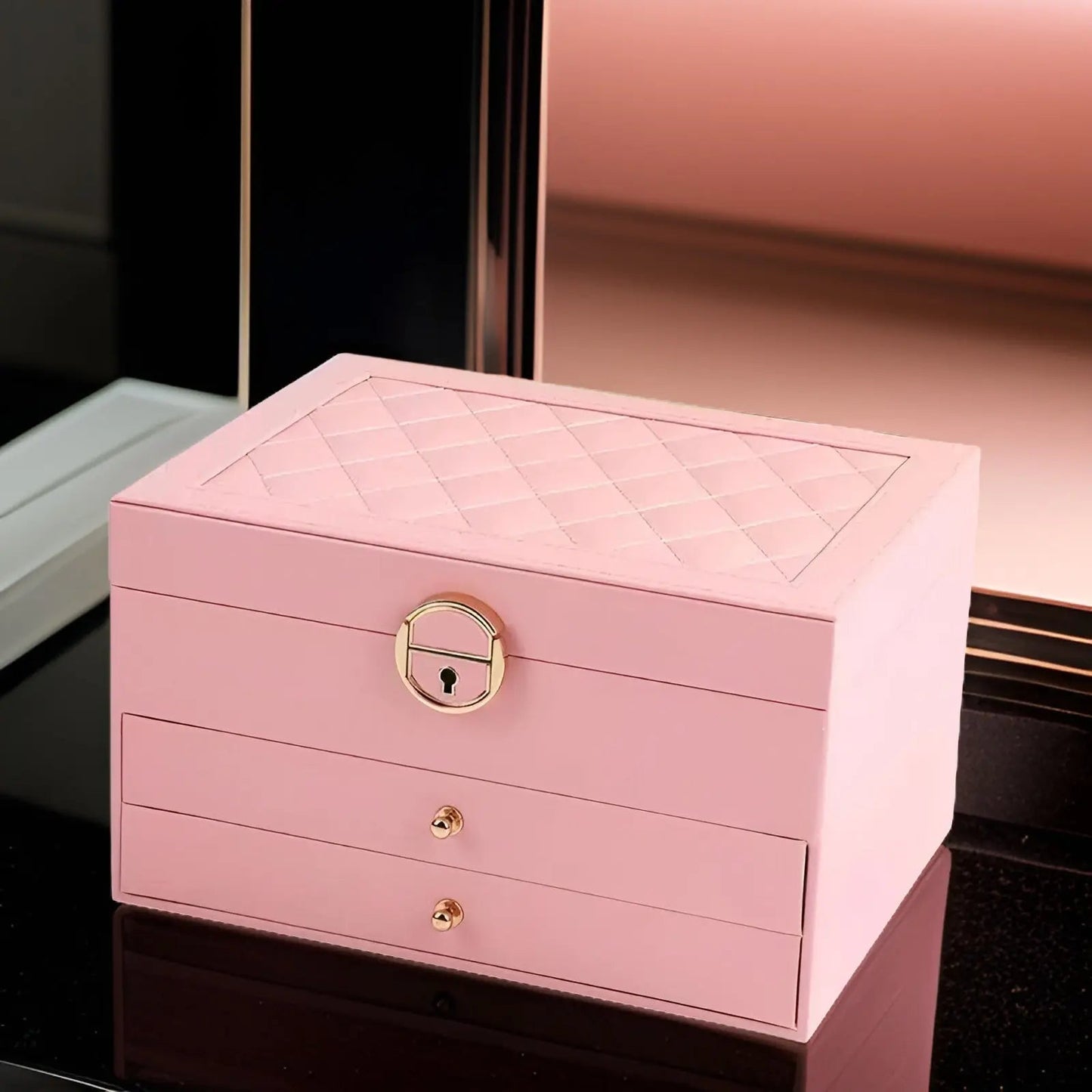 Elegant Multi-Niveau Smykkeboks – LuxorGem