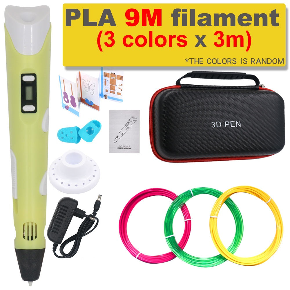 3D-penna för gör-det-själv med 200 m PLA-filament – Present till barn