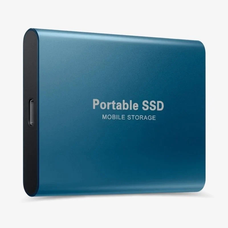 Portabel lagringsenhet – Extern SSD-hårddisk i aluminium