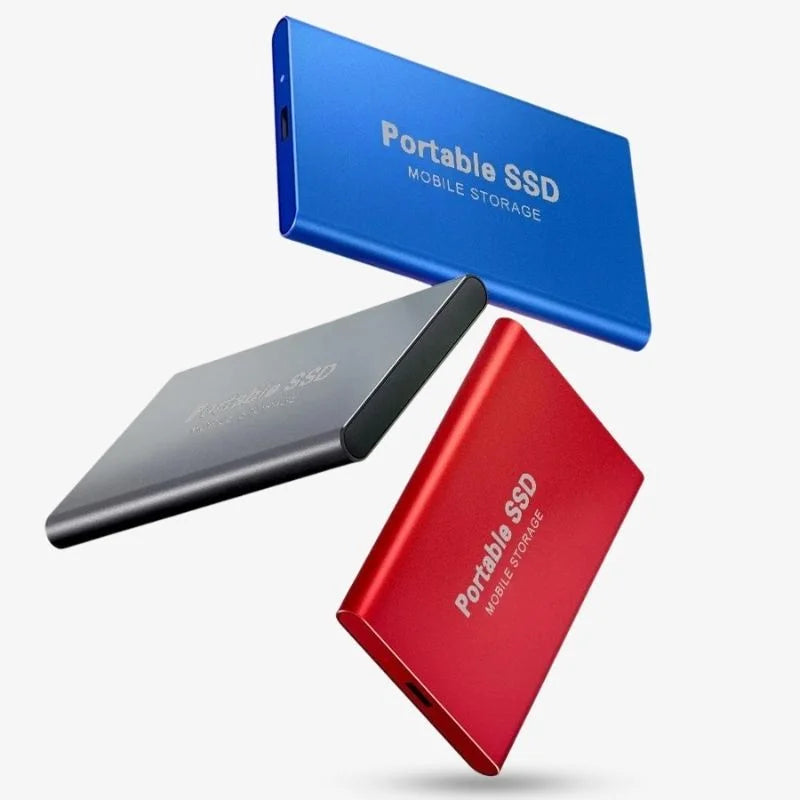 Bärbar aluminium-SSD, extern lagringsenhet, snabb dataöverföring